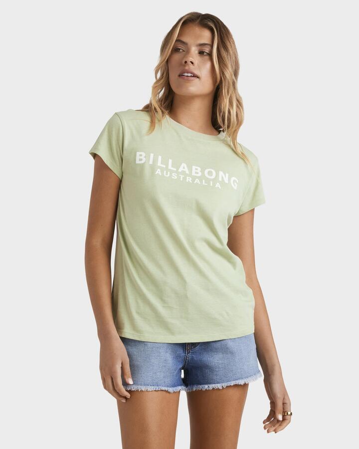 Image of T-Shirts. Productname: Billabong Womens Society T-Shirt Pistachio - in Pistachio colour by brand - Billabong