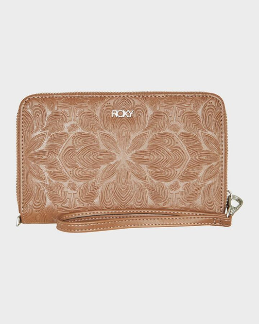 Image of Wallets & Money Clips. Productname: Roxy - Womens Back In Brooklyn Leather Wallet - Woodsmoke - in Woodsmoke colour by brand - Roxy