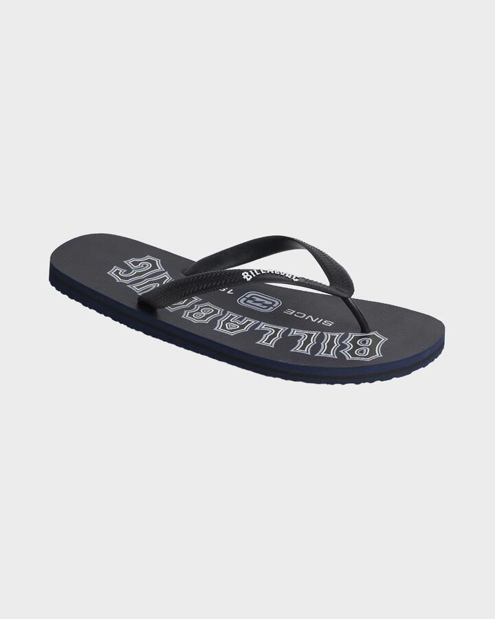 Image of Sandals. Product name - Billabong Mens Tides Thongs Dark Navy in Dark Navy colour by brand - Billabong