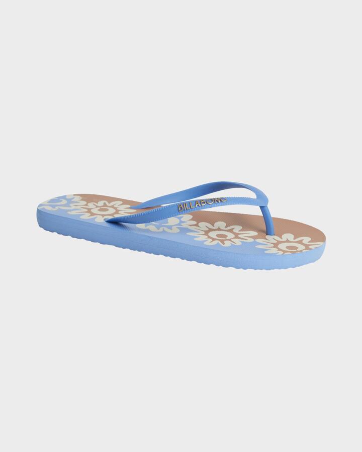 Image of Sandals. Product name - Billabong Womens Trippin Dippin Thongs Tidal Blue in Tidal Blue colour by brand - Billabong