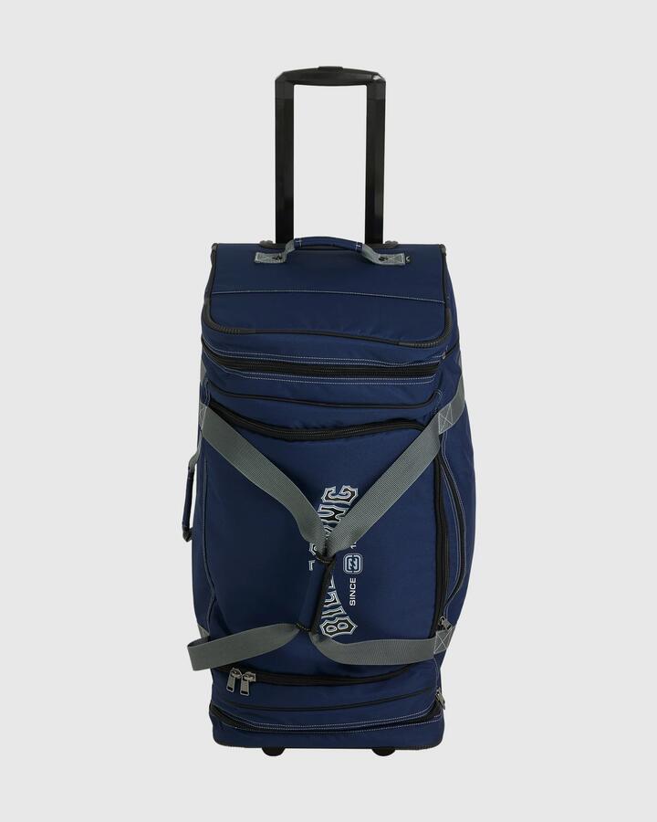 Image of Bags. Productname: Billabong - Mens Destination Wheelie 85L Luggage Roller - Dark Navy - in Dark Navy colour by brand - Billabong