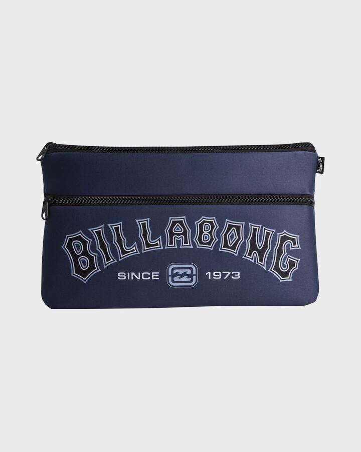 Image of Accessories. Productname: Billabong Mens Small Pencil Case Dark Navy - in Dark Navy colour by brand - Billabong