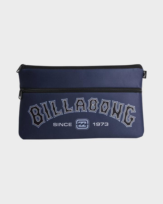 Image of Accessories. Productname: Billabong Mens Small Pencil Case Dark Navy - in Dark Navy colour by brand - Billabong