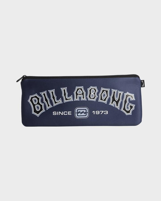Image of Accessories. Productname: Billabong Mens Large Pencil Case Dark Navy - in Dark Navy colour by brand - Billabong