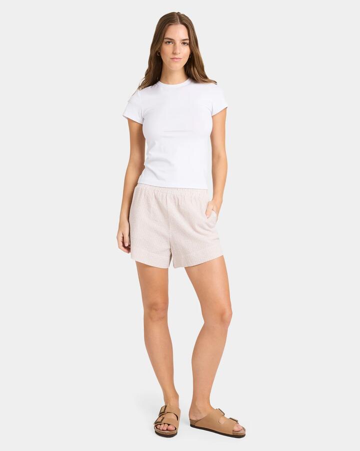 Image of T-Shirts. Productname: Nunui Womens Westlake T-Shirt White - in White colour by brand - Nunui