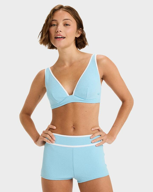 Image of Swimwear. Productname: Roxy - Womens Lauai Hidden D Cup Bikini Top - Sky Blue - in Sky Blue colour by brand - Roxy