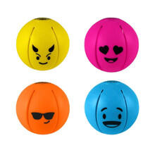 Image of Games. Product name - Phlat Ball Mini Emoji in colour by brand - Toymate