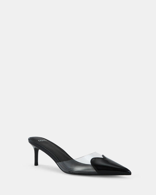 INGRIA  Black Patent Women's Court - Low Heel Novo Heels 05