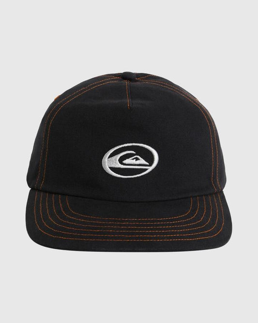 Image of Hats. Productname: Quiksilver - Mens Tilt Snapback Cap - Black - in Black colour by brand - Quiksilver
