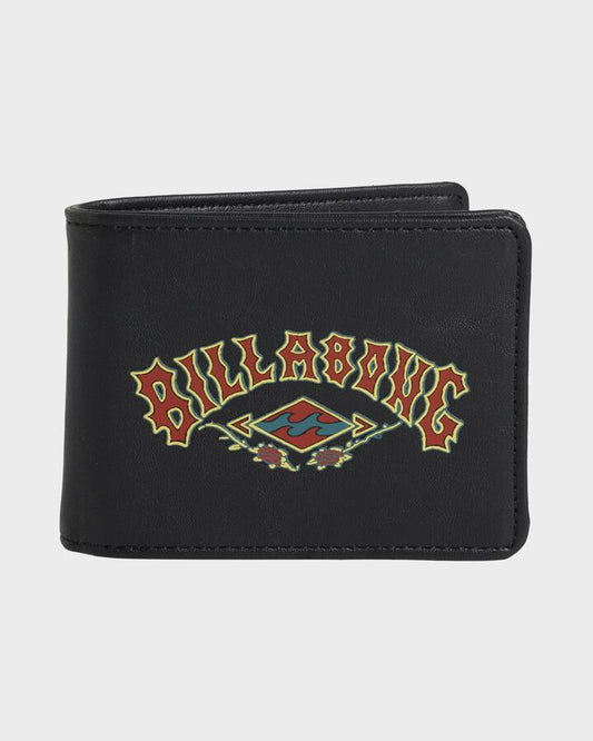 Image of Wallets & Money Clips. Productname: Billabong - Mens Range Wallet - Black - in Black colour by brand - Billabong