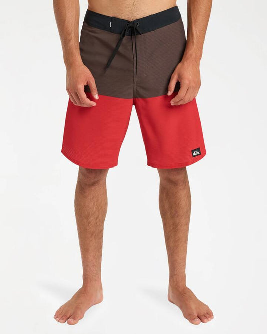 Image of Swimwear. Productname: Quiksilver - Mens Highline Arch 19" Boardshorts - Chocolate Brown Division - in Chocolate Brown Division colour by brand - Quiksilver