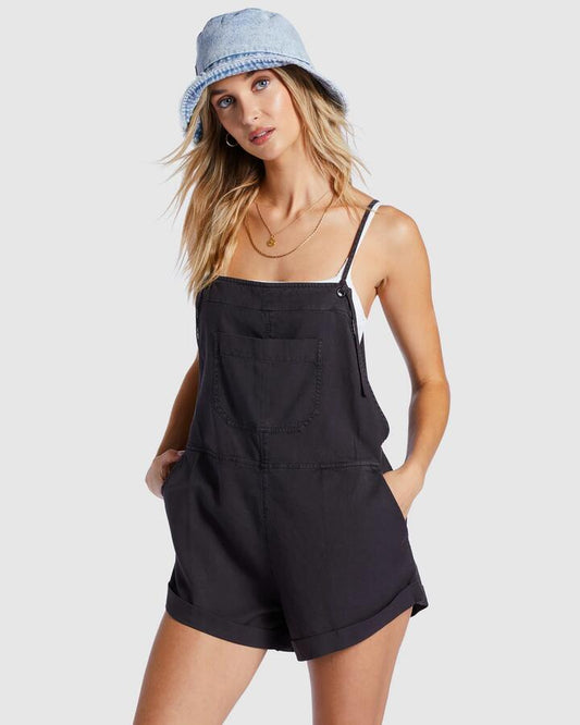 Image of Accessories. Productname: Billabong - Womens Wild Pursuit Romper - Off Black - in Off Black colour by brand - Billabong