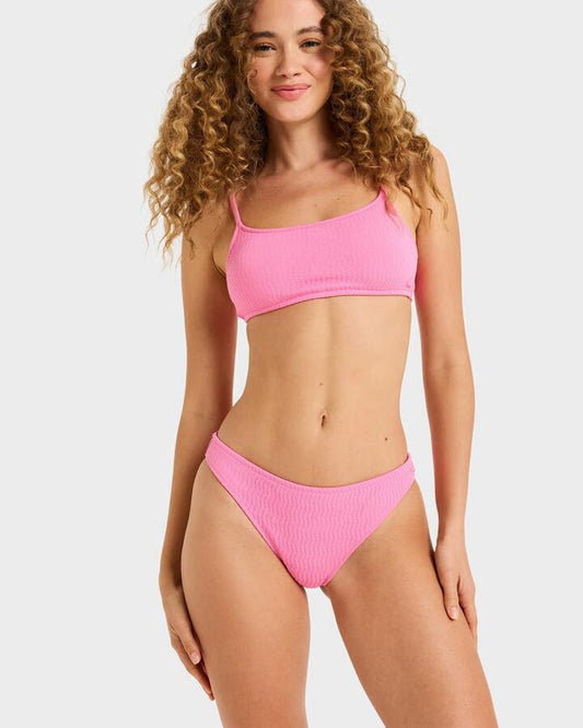 Image of Swimwear. Productname: Roxy - Womens Lagos Moderate Bikini Bottom - Pink Cosmos - in Pink Cosmos colour by brand - Roxy