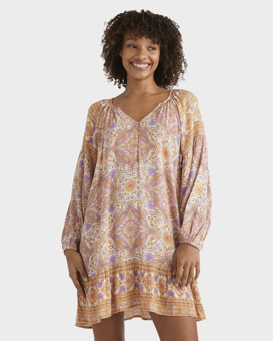 Image of Dresses. Productname: Billabong - Womens Just For You Mini Dress - Sunstone - in Sunstone colour by brand - Billabong
