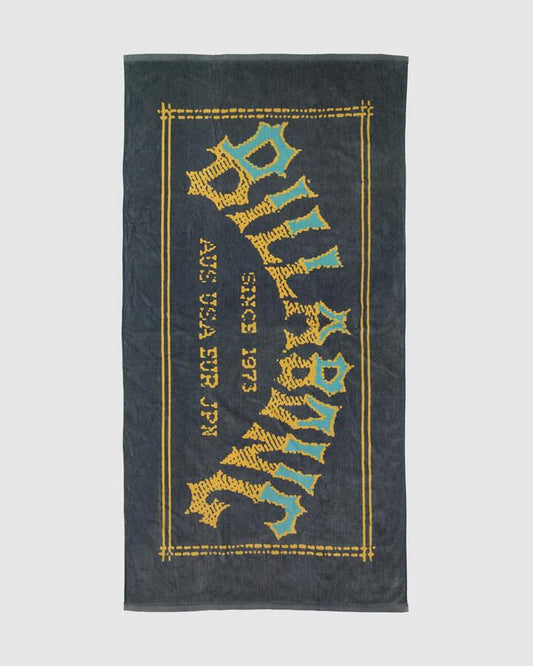 Image of Accessories. Productname: Billabong Vintage Towel Dark Slate - in Dark Slate colour by brand - Billabong