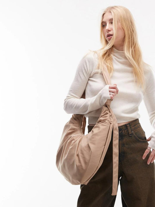Image of Bags. Productname: Topshop Talia Tote Bag ONE SIZE Camel in Camel colour by brand - Topshop