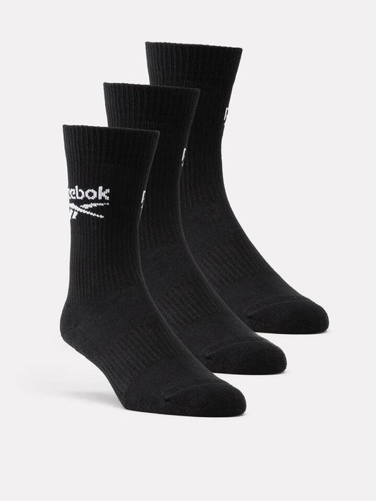 Image of Socks. Productname: Reebok Socks Core Crew 3 Pack in Black colour by brand - Reebok