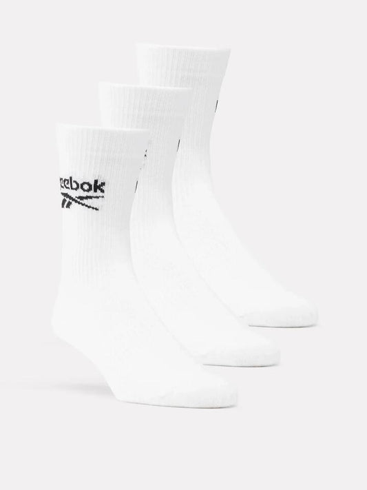 Image of Socks. Productname: Reebok Socks Core Crew 3 Pack in White colour by brand - Reebok