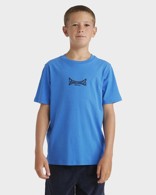 Image of T-Shirts. Product name - Quiksilver Boys 8-16 Foam Ball T-Shirt Nebulas Blue in Nebulas Blue colour by brand - Quiksilver
