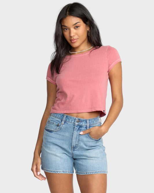 Image of T-Shirts. Product name - Billabong Womens Daily T-Shirt Wild Ginger in Wild Ginger colour by brand - Billabong