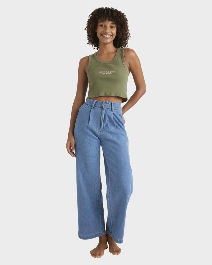 Image of Jeans. Productname: Billabong Womens Wave Washed Denim Jeans Salt Washed - in Salt Washed colour by brand - Billabong