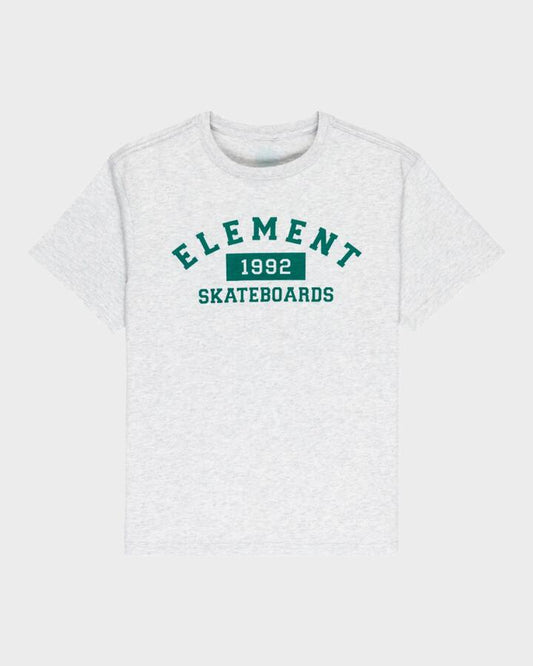 Image of T-Shirts. Product name - Element Boys 8-16 Home Team T-Shirt Mid Grey Heather in Mid Grey Heather colour by brand - Element
