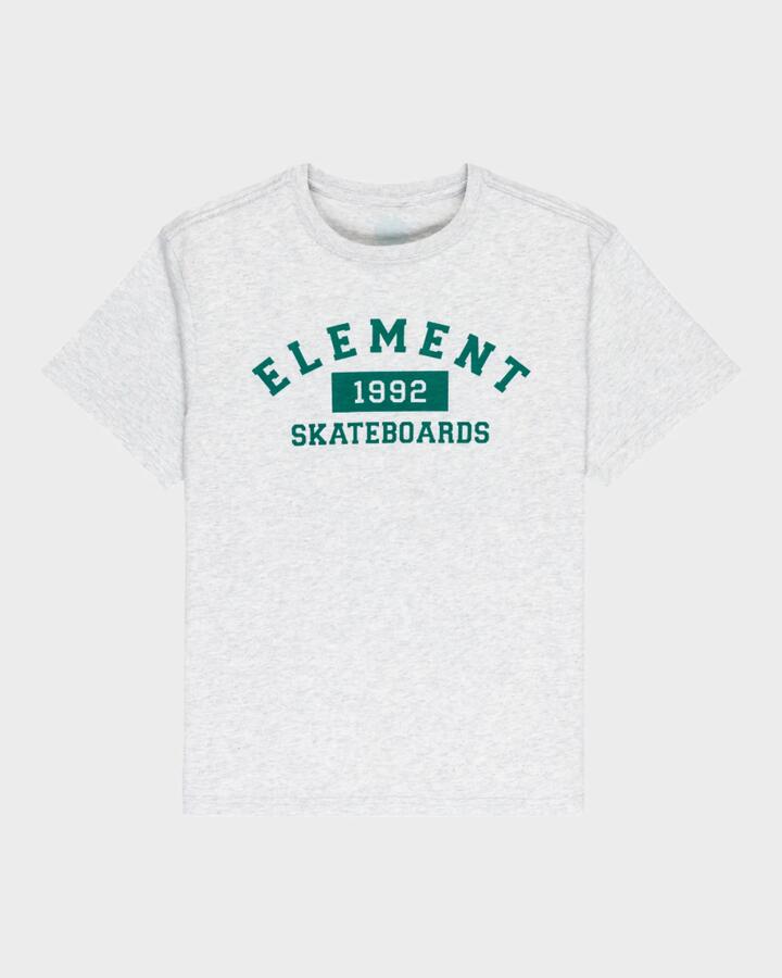 Image of T-Shirts. Product name - Element Boys 8-16 Home Team T-Shirt Mid Grey Heather in Mid Grey Heather colour by brand - Element