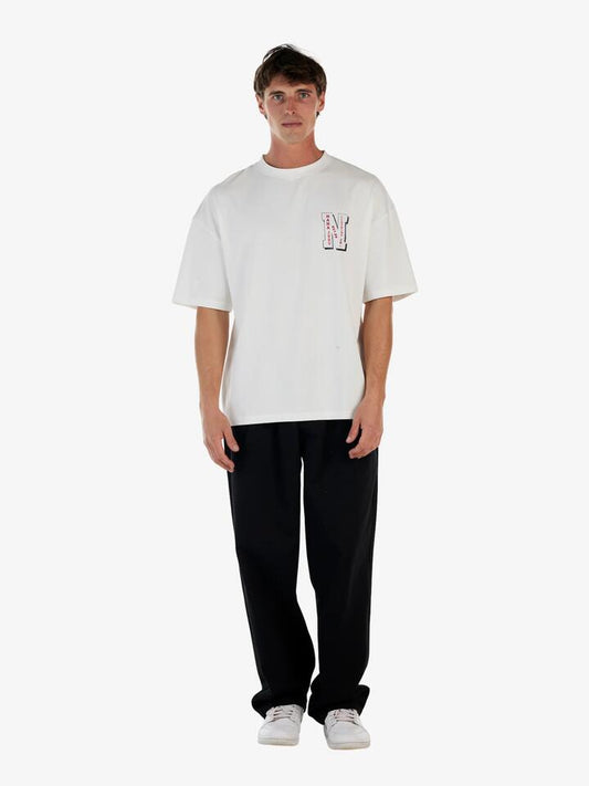 Image of a model wearing Tops. Productname: Nana Judy Bellaire Tee in White colour by brand - Nana Judy