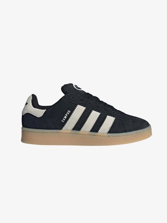 Image of Footwear. Productname: Adidas Unisex Campus 00s in Core Black/Cream White/Gum 3 colour by brand - Adidas