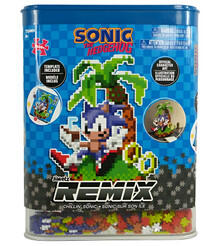 Image of Toys. Product name - Jixelz: Remix: Chillin' Sonic in colour by brand - Toymate