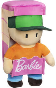 Image of Action Figures. Product name - Stumble Guys x Barbie Plush Buddies 8" in colour by brand - Toymate