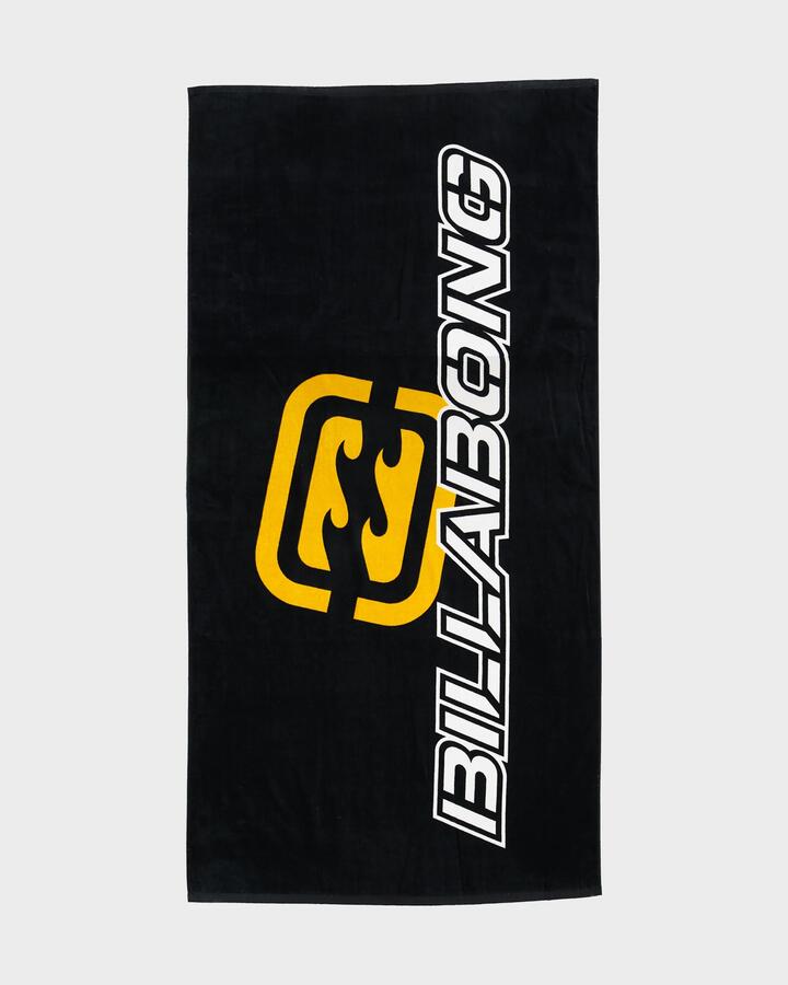 Image of Accessories. Productname: Billabong Mens Waves Towel Black - in Black colour by brand - Billabong