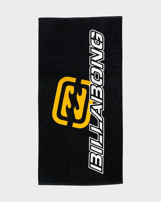 Image of Accessories. Productname: Billabong Mens Waves Towel Black - in Black colour by brand - Billabong