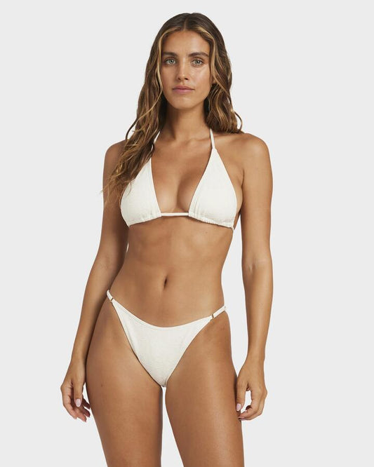 Image of Swimwear. Productname: Billabong Womens Wander Over Zoe Bikini Bottom Salt Crystal - in Salt Crystal colour by brand - Billabong
