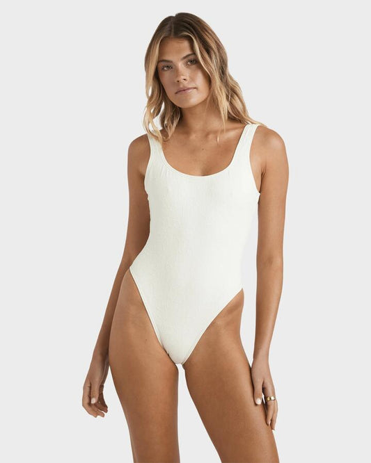 Image of Accessories. Product name - Billabong Womens Wander Over Tanker One Piece Salt Crystal in Salt Crystal colour by brand - Billabong