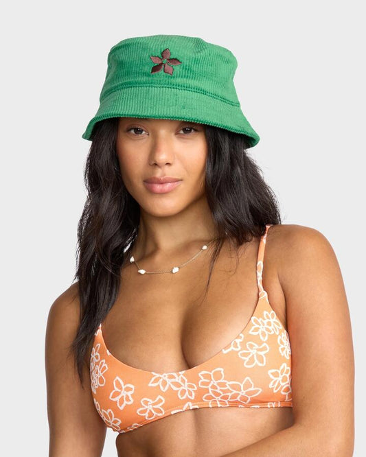 Image of Hats. Productname: Billabong Womens Josie Bucket Hat Jungle Green - in Jungle Green colour by brand - Billabong