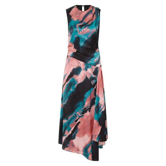 Image of a model wearing Dress. Productname: Artique Midi Dress in PRINT colour by brand - sass and bide