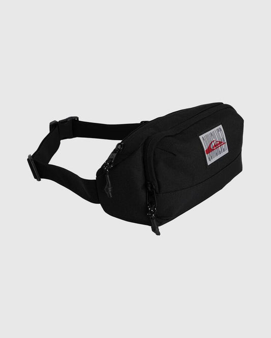 Image of Bags. Product name - Quiksilver Mens Pintpack Bum Bag Black in Black colour by brand - Quiksilver