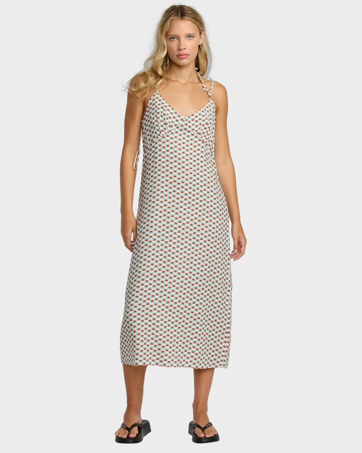 Image of Dresses. Productname: RVCA - Womens Jade Mini Dress - Sky Blue - in Sky Blue colour by brand - RVCA