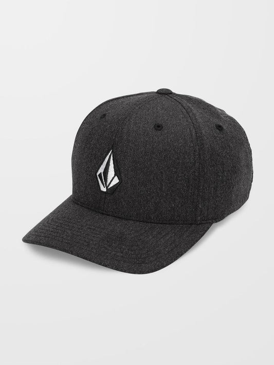 Image of Hats. Productname: Volcom - Mens Full Stone Hthr Flexfit Cap - Charcoal Heather - in Charcoal Heather colour by brand - Volcom