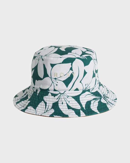 Image of Hats. Productname: Roxy - Womens Khole Jasmine Bucket Hat - Evergreen - in Evergreen colour by brand - Roxy