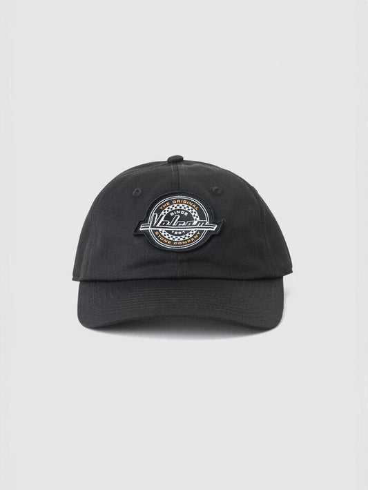 Image of Hats. Productname: Volcom - Mens Harwich Adj Dad Cap - Black - in Black colour by brand - Volcom