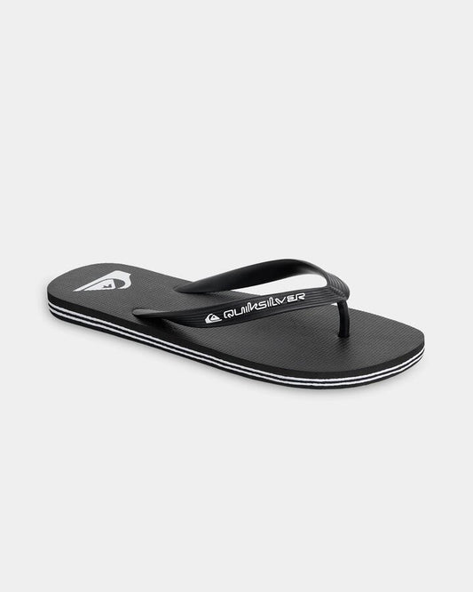 Image of Sandals. Productname: Quiksilver - Mens Moncata Core Thongs - Black - in Black colour by brand - Quiksilver