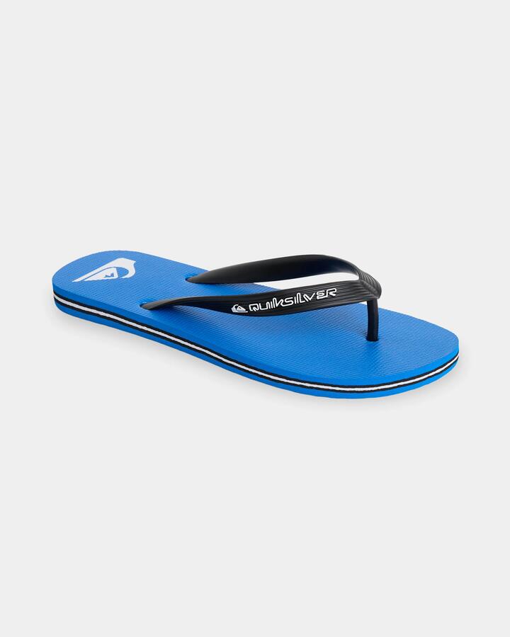 Image of Sandals. Product name - Quiksilver Mens Moncata Core Thongs Imperial Blue in Imperial Blue colour by brand - Quiksilver