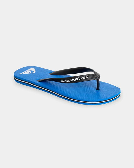 Image of Sandals. Product name - Quiksilver Mens Moncata Core Thongs Imperial Blue in Imperial Blue colour by brand - Quiksilver