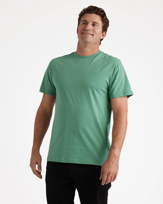 Image of T-Shirts. Product name - Volcom Mens Aus Solid T-Shirt Biscay Green in Biscay Green colour by brand - Volcom