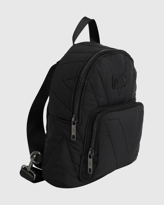 Image of Bags. Productname: RVCA - Womens Quilted Sling Bag - Rvca Black - in Rvca Black colour by brand - RVCA