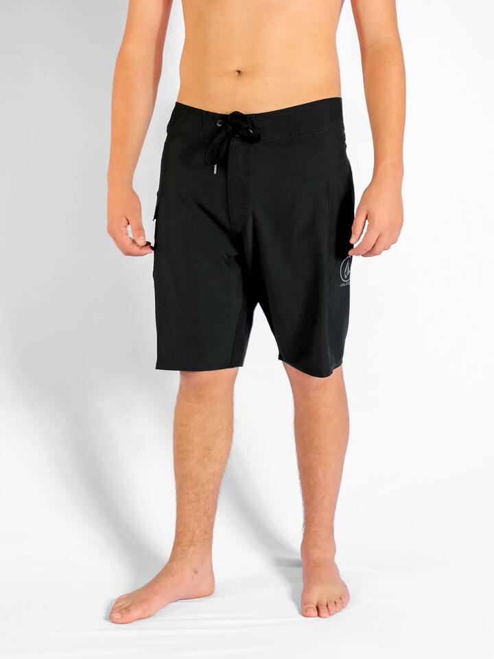 Image of Swimwear. Product name - Volcom Mens Veedo 20" Boardshorts Black in Black colour by brand - Volcom