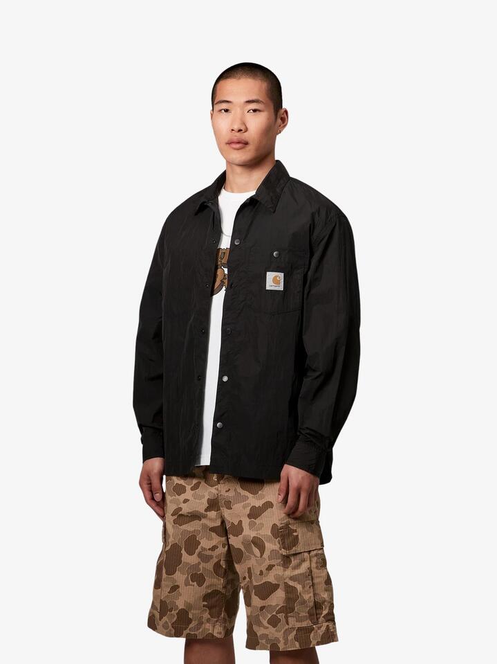 Image of Shirts. Productname: Carhartt Wip Canby Shirt Jac in Black/White colour by brand - Carhartt Wip