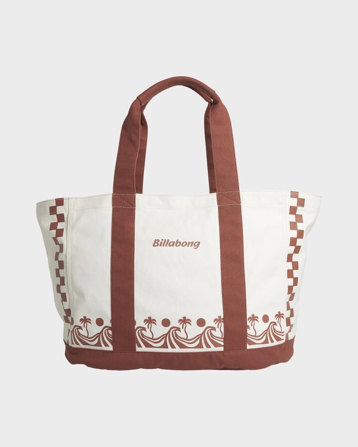 Image of Bags. Productname: Billabong - Womens Bright Sun Beach Tote Bag - Salt Crystal - in Salt Crystal colour by brand - Billabong
